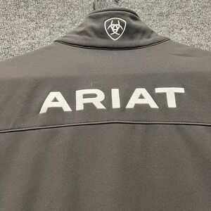 Ariat Mens Black Softshell Fleece Lined Logo Vest XL 2539